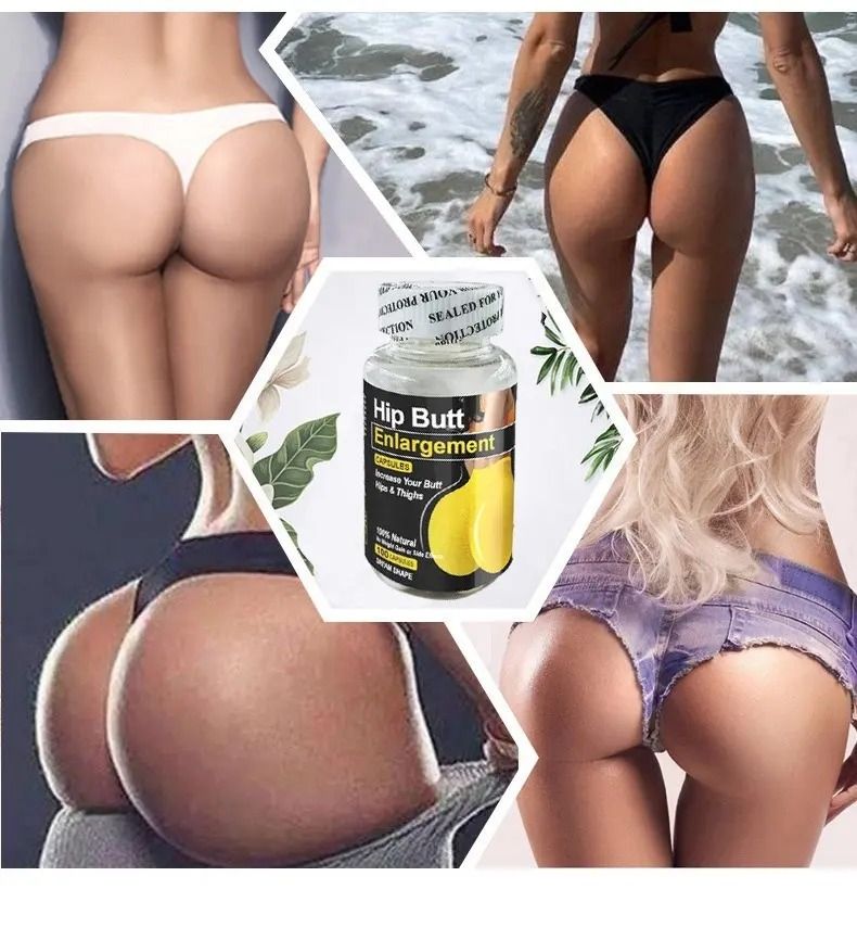 Hip Butt Enlargement Capsules Butt Booster Natural Hip Butt Enhancing 60 Capsules for a Bigger Butt Hips Thighs