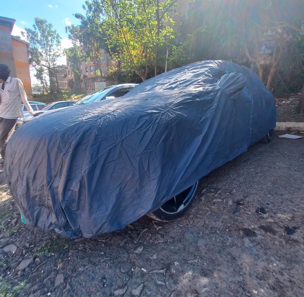 Heavy Duty All Weather Audi A5 Car Cover Water repellent treated fabric Durable Mono layer stitched construction Superior protection against sun and rain