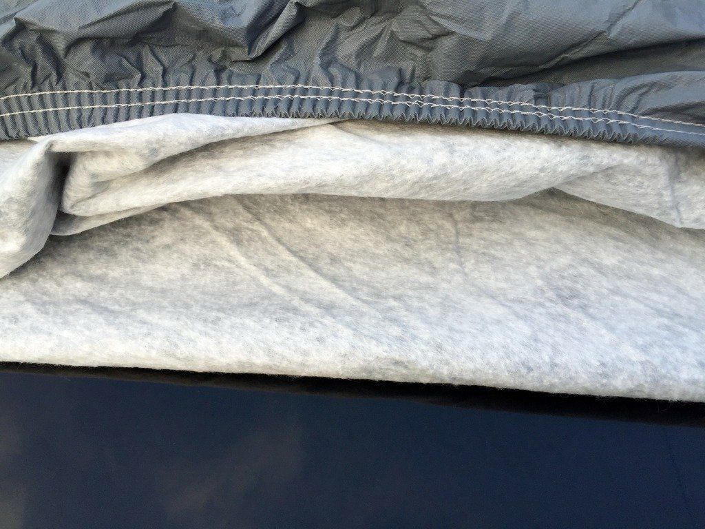 Heavy Duty All Weather Audi A5 Car Cover Water repellent treated fabric Durable Mono layer stitched construction Superior protection against sun and rain