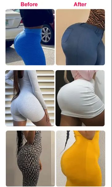 Original Leafe Curves Extreme Big Butt Enlargement Pills ; Hip Enlargement, Lift & Firm Buttocks, Moisturize Hips Skin 60 Capsules