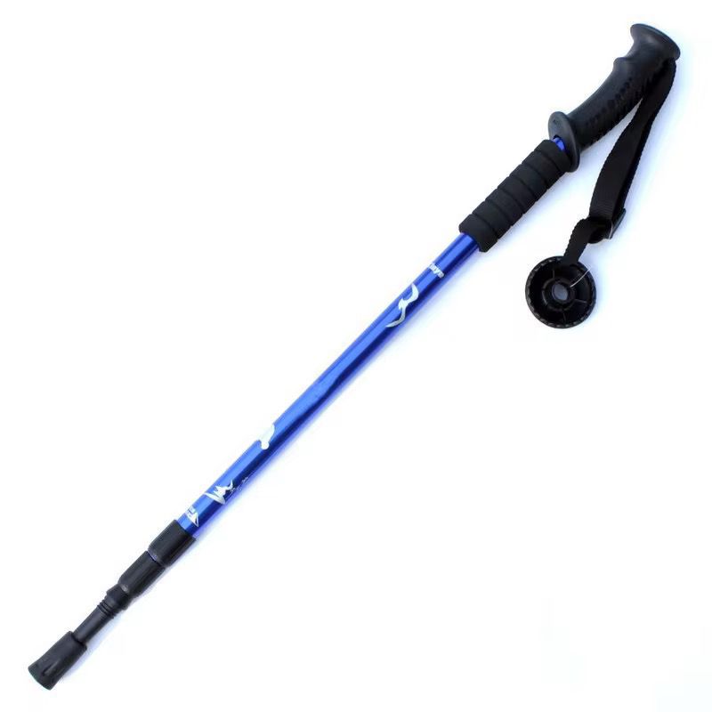Quality Adjustable Hiking Pole Anti-Shock Trekking Pole Ultralight Walking Sticks Adjustable Hiking Canes Telescopic Crutch for Nordic walking sticks