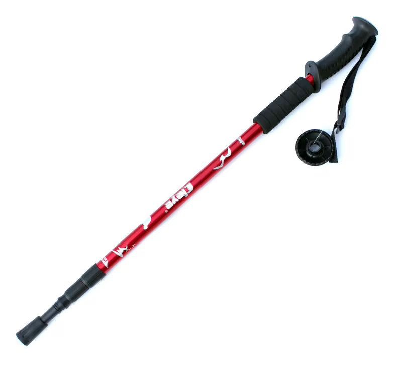 Quality Adjustable Hiking Pole Anti-Shock Trekking Pole Ultralight Walking Sticks Adjustable Hiking Canes Telescopic Crutch for Nordic walking sticks