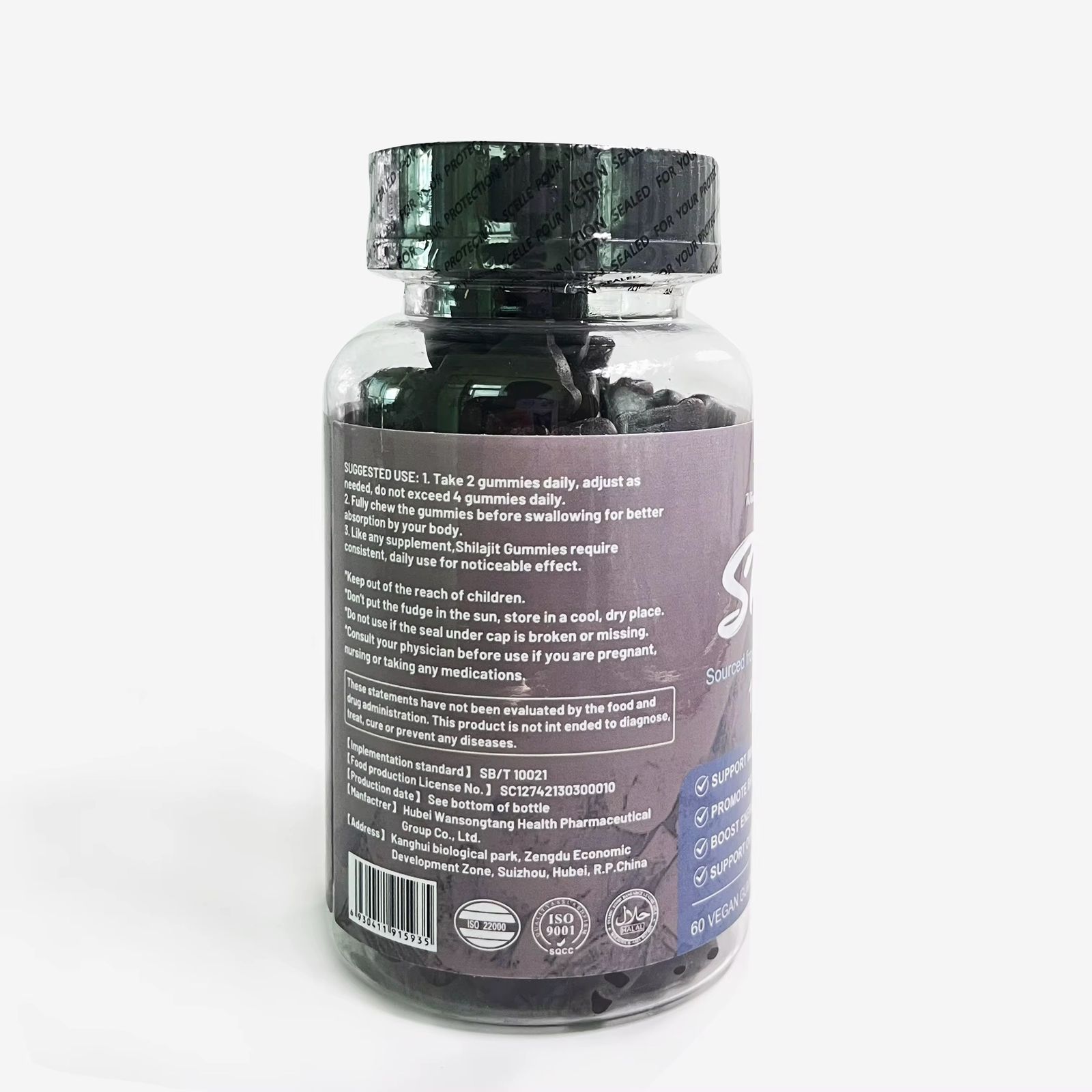 Daynee Shilajit Gummies 1000mg – Pure Himalayan Source 60 Vegan Gummies for Overall Health, Energy & Digestion Support