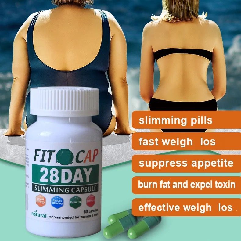 28 Days Slimming Capsule and Tea set | Herbal Capsule and Tea for Weight Loss, Fat Burning and Appetite Control