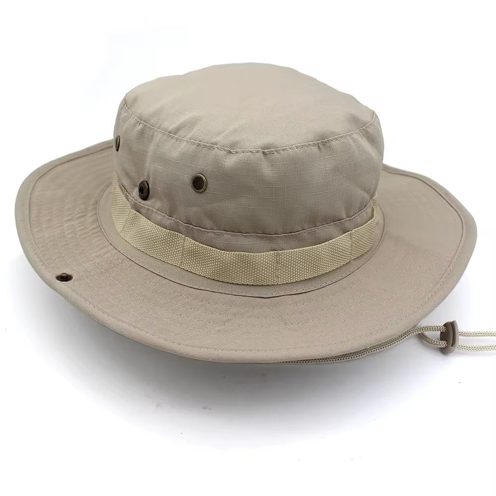 Tactical Outdoor Safari Boonie Hat Wide Brim Hat for Outdoor Hiking Fishing Daily Sun Protection for Casual Travel Scenes