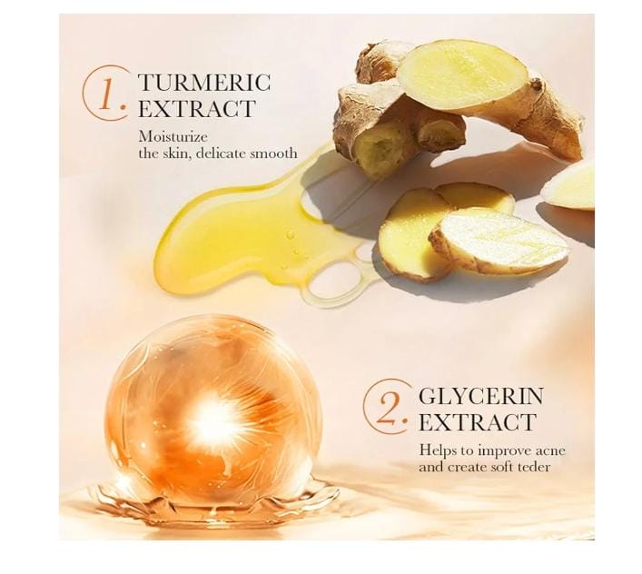 Turmeric Face Cream, Anti-Aging Cream For Radiant & Glowing Skin, Dark Spot Corrector Remover For Face
