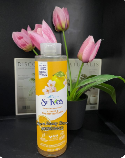 St. Ives Citrus & Cherry Blossom 650ml body wash
