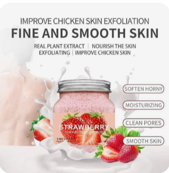 Sherbet Strawberry Body Scrub – Sweet Glow & Smooth Skin