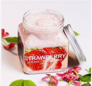 Sherbet Strawberry Body Scrub – Sweet Glow & Smooth Skin