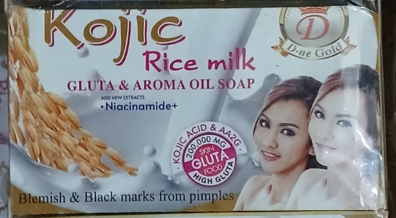 Kojic Rice Milk Gluta & Aroma Oil Soap with Niacinamide – Brightening & Dark Spot Correcting Beauty Bar