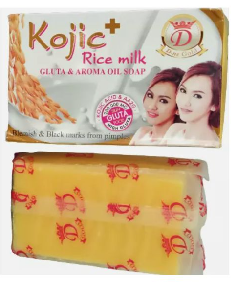 Kojic Rice Milk Gluta & Aroma Oil Soap with Niacinamide – Brightening & Dark Spot Correcting Beauty Bar