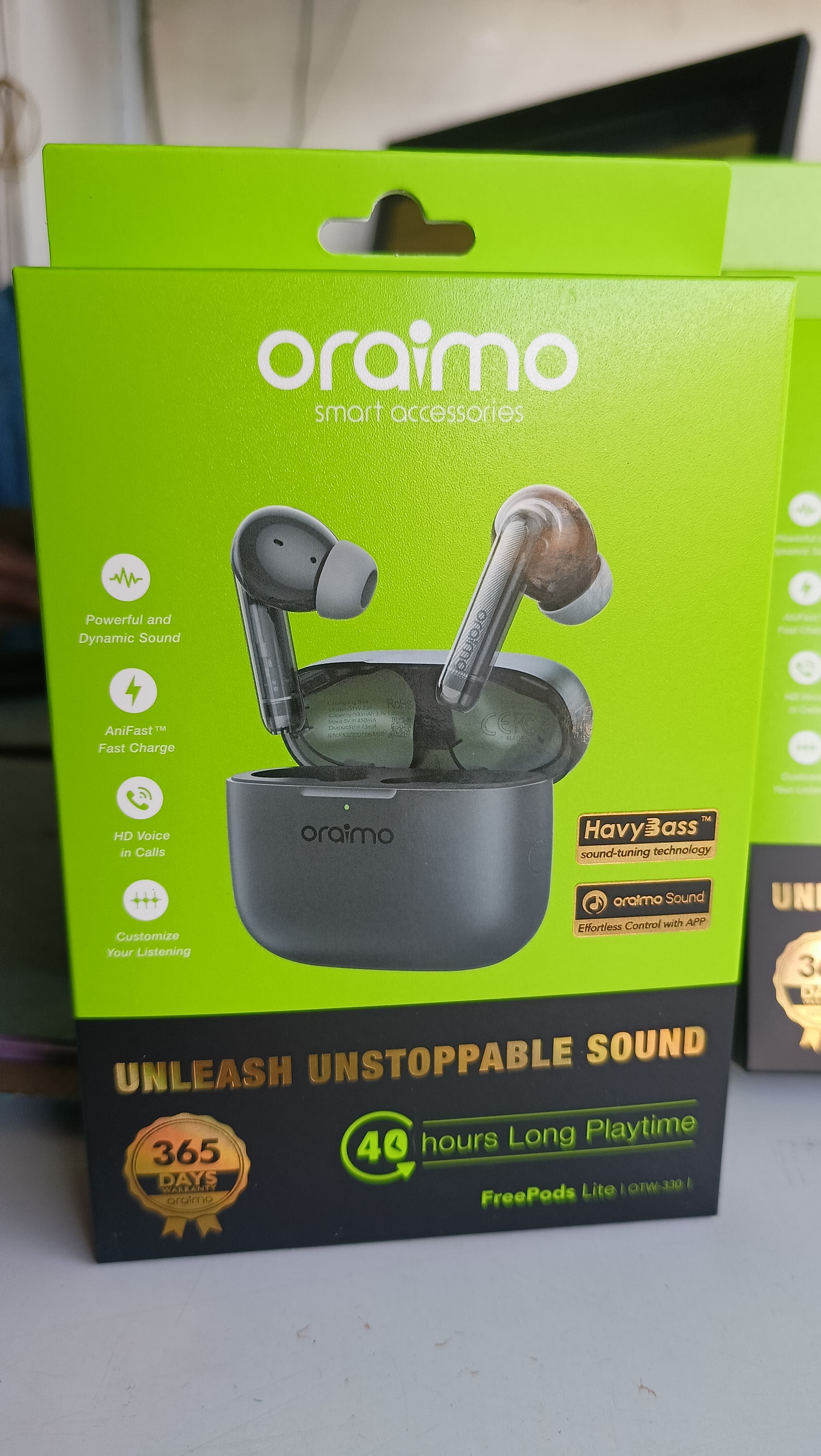 Oraimo Free Pods Lite OTW-330 Earbuds With APP Control