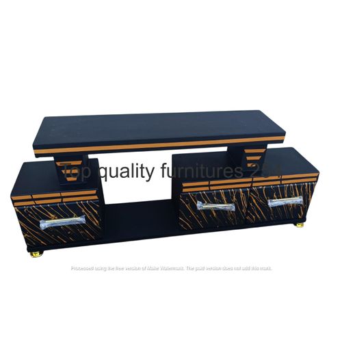 New Arrival High Quality Black Modern TV Stand With LED Lights – 150cm Long, Sturdy 15kg Media Console With Hidden Carpet Feet, Stylish Storage Cabinet For Living Room Décor