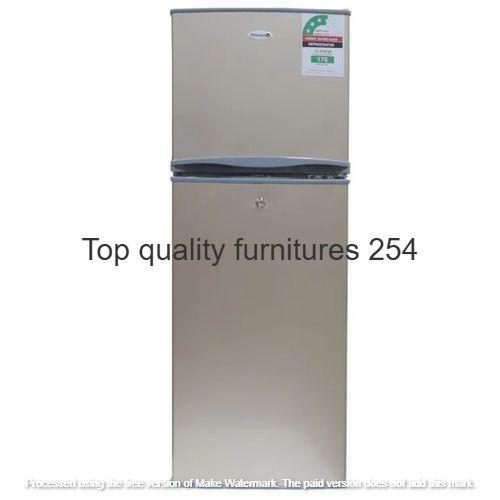 VOLSMART High quality 138L Double Door Refrigerator – Energy Efficient Fridge with Freezer Compartment and Spacious Interior