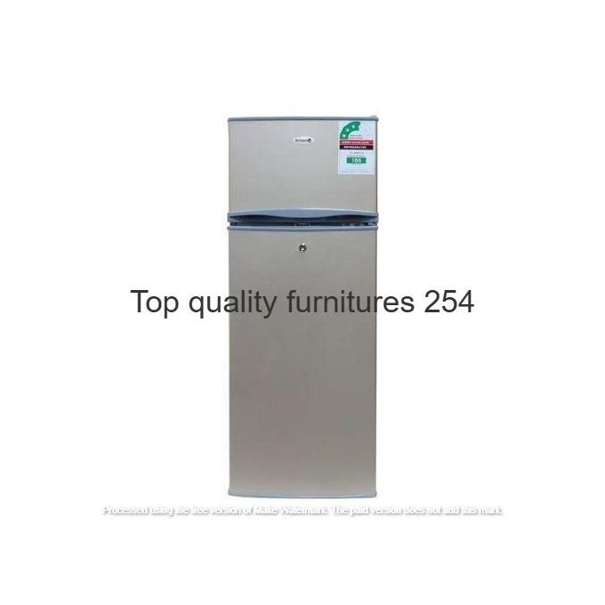 VOLSMART NEW MODEL 118L Energy Saver Double Door Refrigerator – Compact Fridge with Top Freezer and Low Power Consumption