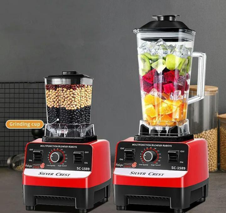 silver crest Heavy Duty Commercial Pro Blender +Grinder Jar