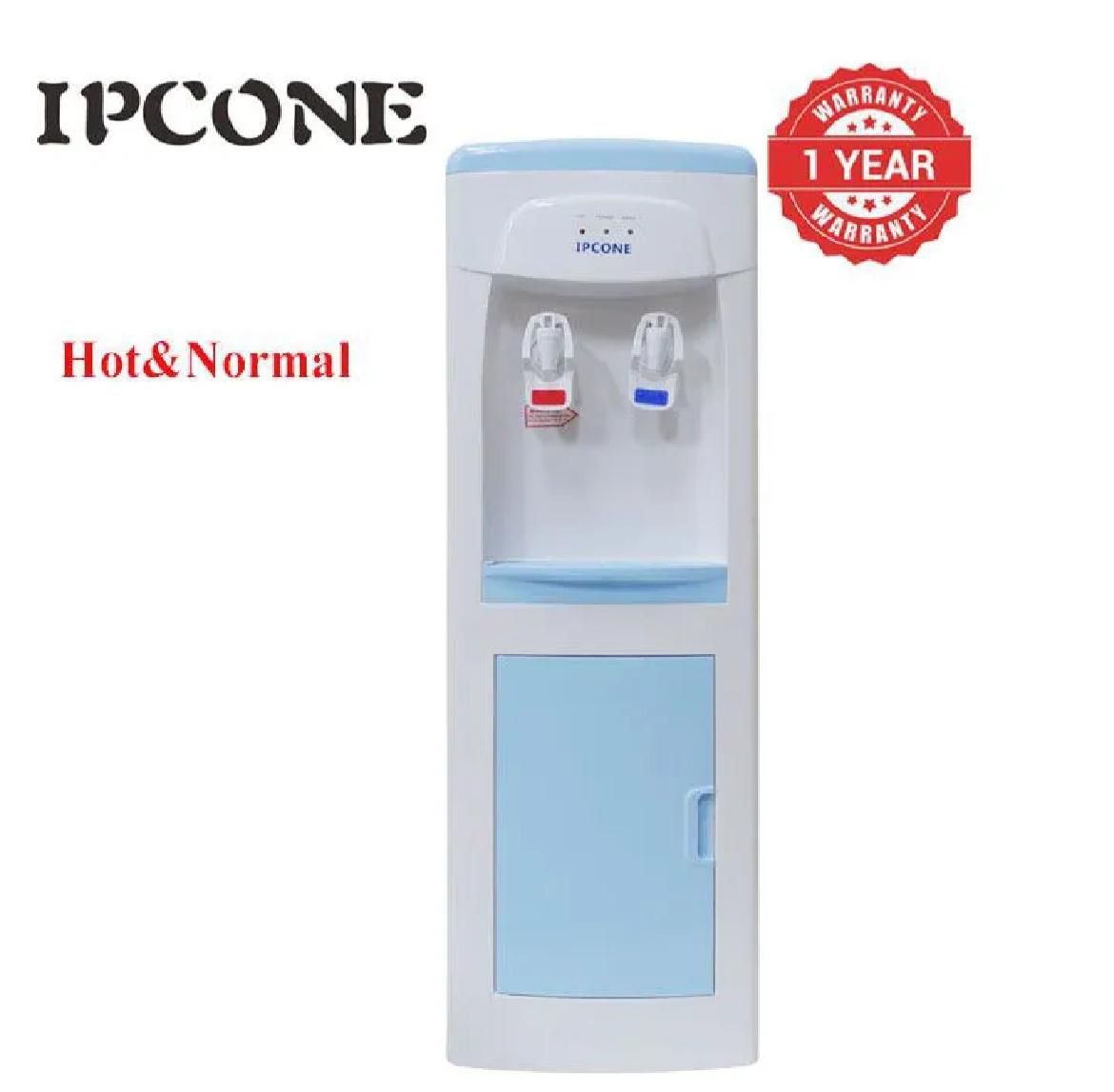 WATER DISPENSER. Ipcone Hot And Normal Standing Water Dispenser With Storage Cabinet, Storage cabinet in bottom, Stainless steel tank for hygienic water, Overheat Protection.