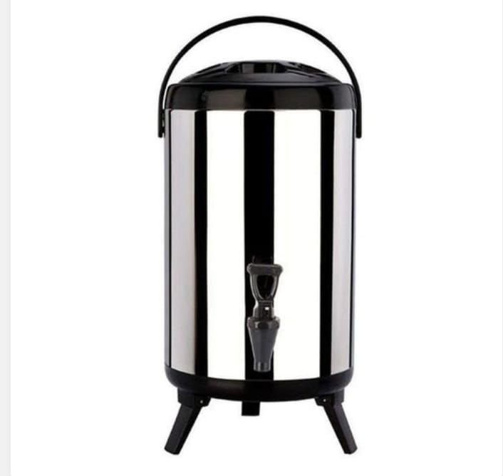 AFFORDABLE FINDS. TEA URN. Commercial Tea Urn Stainless Steel 10L,Easy to take drink out and put in by opening the cover. Durable,Clean and exquisite. Hygienic, Stainless steel construction