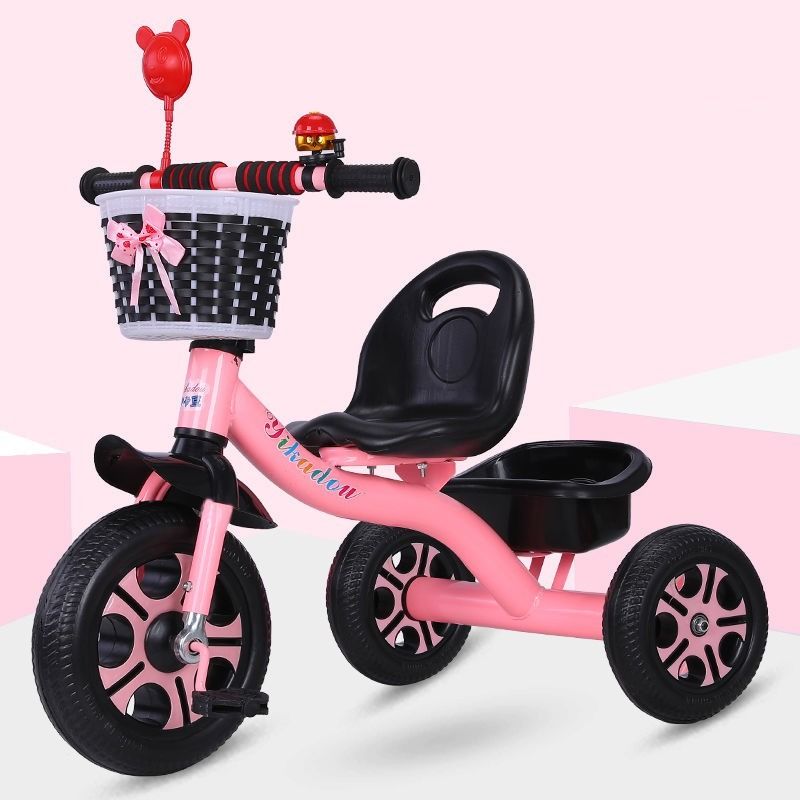 LET YOUR CHILDREN HAVE FUN WITH THE *Restocked Tri Cycles!*🎉🚴‍♂️🚴‍♀️

Baby Walker Kids Tricycle Ride On Trike Bike Toddler Children Bicycle
Type: Kids Tricycle
Features:
●Antiskid pedal, make kids