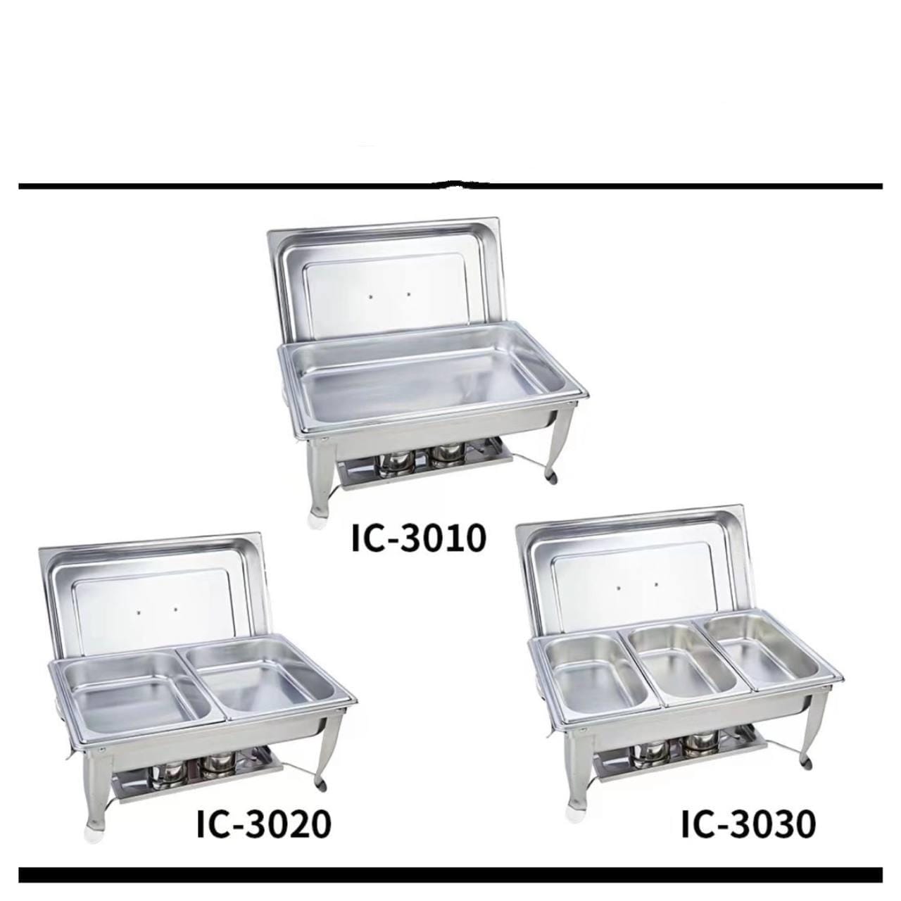 (PREMIUM QUALITY)CHAFFING DISHES Are used to keep food that is already cooked warm

Keeps a high level of hygiene

Chafing dishes will help you achieve that with both ease and elegance.

Dishes lasts