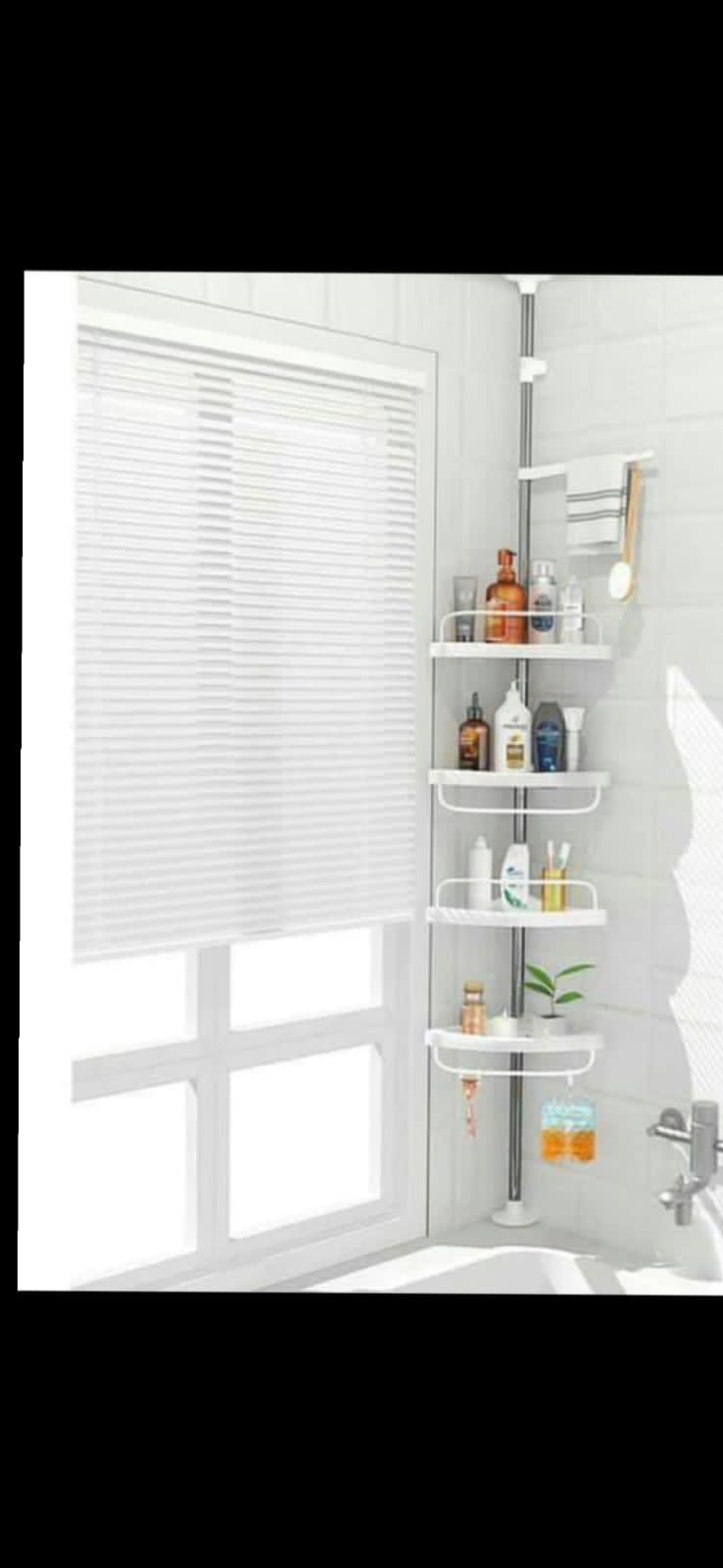 (DISCOVER THE BEST DEALS) New  Bathroom Storage Rack Kitchen Corner Rack/shelf organizer Household Tripod.