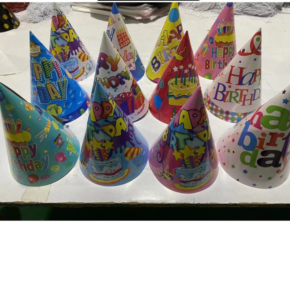 🤪😍 DISCOVER THE BEST DEALS 🥳🔥(10PCS)c Happy Birthday Party Hats Polka Dot DIY Party Cone Hats Cap Boy Girl Kids Baby S JIN