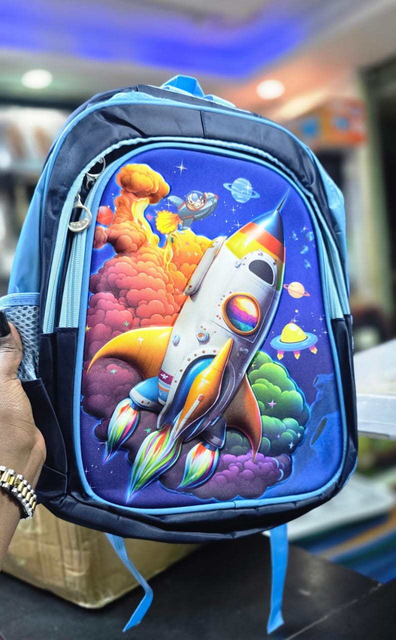 🥳🥳 NEW REDEFINED ARRIVAL 💝💝Boys Kids Cartoon Themed school backpack bag. Easy to carry due to its light weight. Has breathable and ergonomic shoulder strap hence easy to adjust for perfect fitting