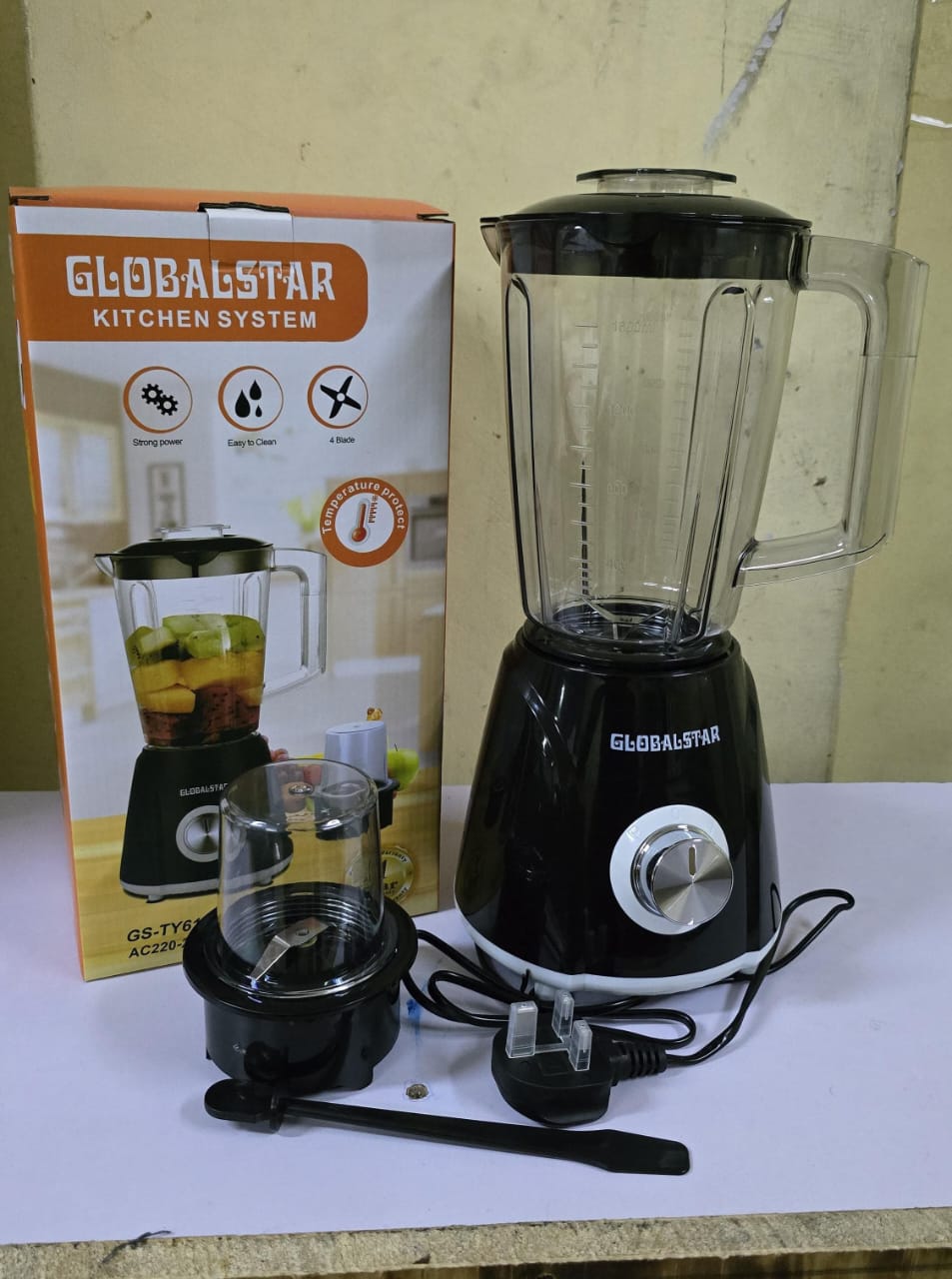 🥳🥳 PREMIUM QUALITY TO TRUST 🥰🥰Globalstar Juice Blender Juicer 2 In 1 1.6Litres GS-TY202B.