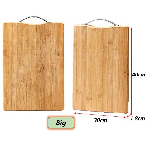 *New arrivals*🎉🎉

*Hard Big size  1.8cm thick wooden bamboo chopping board 

*Size 30cmby40cm*