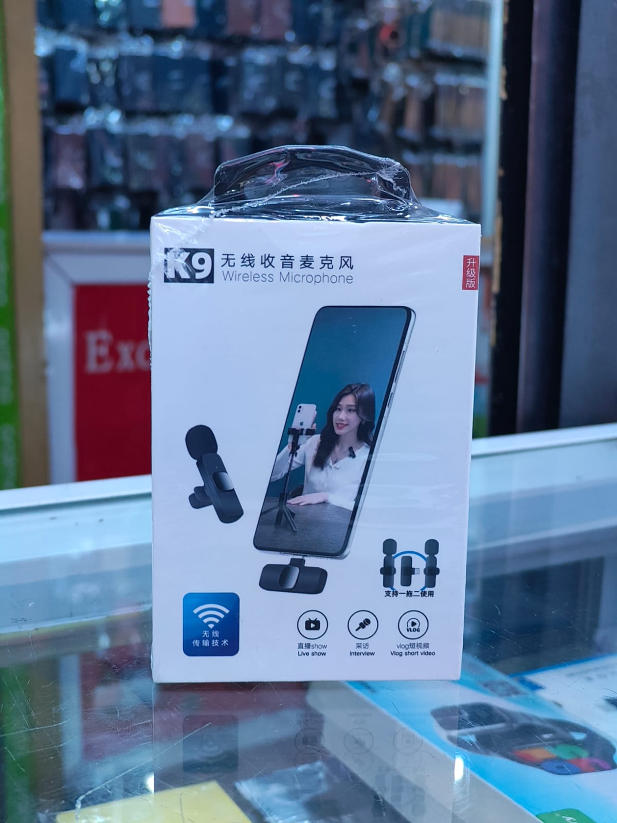 K9 wireless microphone. Long Battery Life: Up to 6-8 hours of operation time.Portable and lightweight, perfect for interviews, vlogging, and live streaming. a popular, budget-friendly for contentcreat