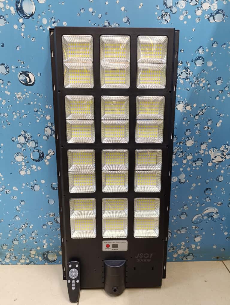 HIGH QUALITY 3000W SOLAR STREET LIGHT + POLE! 💡🌞Bring powerful brightness and modern solar technology to your home, business, or street with the 3000W Solar Street Light + Strong Metal Pole –