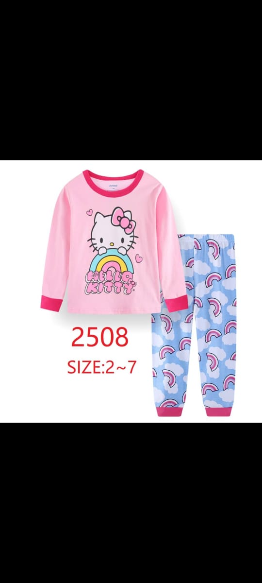🌙💖 GIRLS’ PAJAMAS (Sizes 140–170) 💖🌙Sweet dreams start with comfort and style! 😴✨💤 Ideal for bedtime, lounging, or pajama parties!  Comfort meets cuteness in every set!