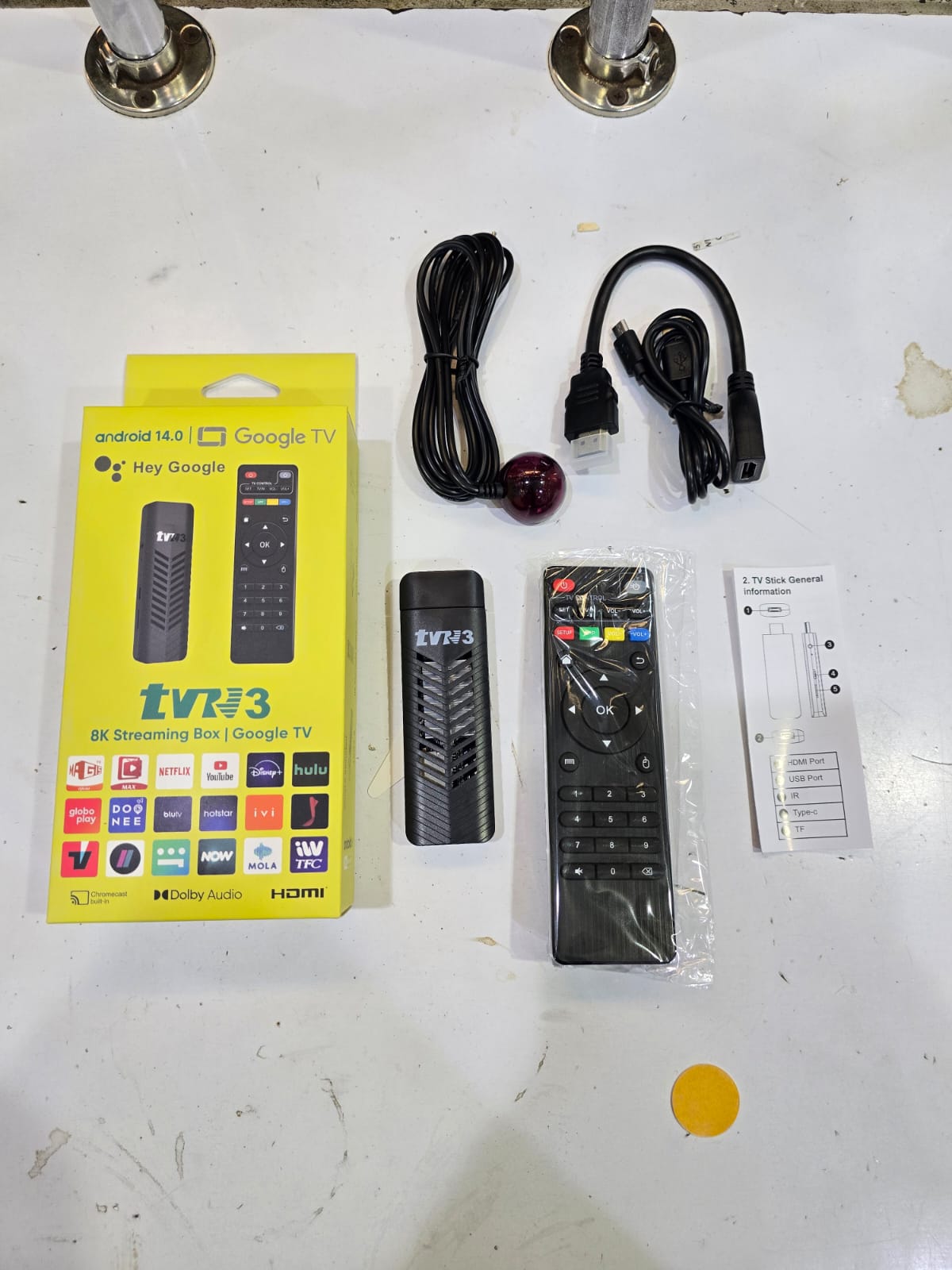 Android Firestick Q3 8+128gb.Transform your TV into a smart entertainment hub! 4K Ultra HD Resolution – Enjoy crystal-clear, vibrant visuals.✅ Android OS – Access YouTube, Netflix, Showmax,