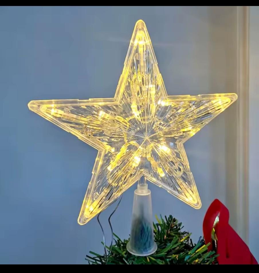 CHRISTMAS STAR ELECTRIC – Light Up Your Festive Season! Shine bright this holiday season. a dazzling centerpiece that adds sparkle, warmth, and holiday cheer to your tree or home décor!
