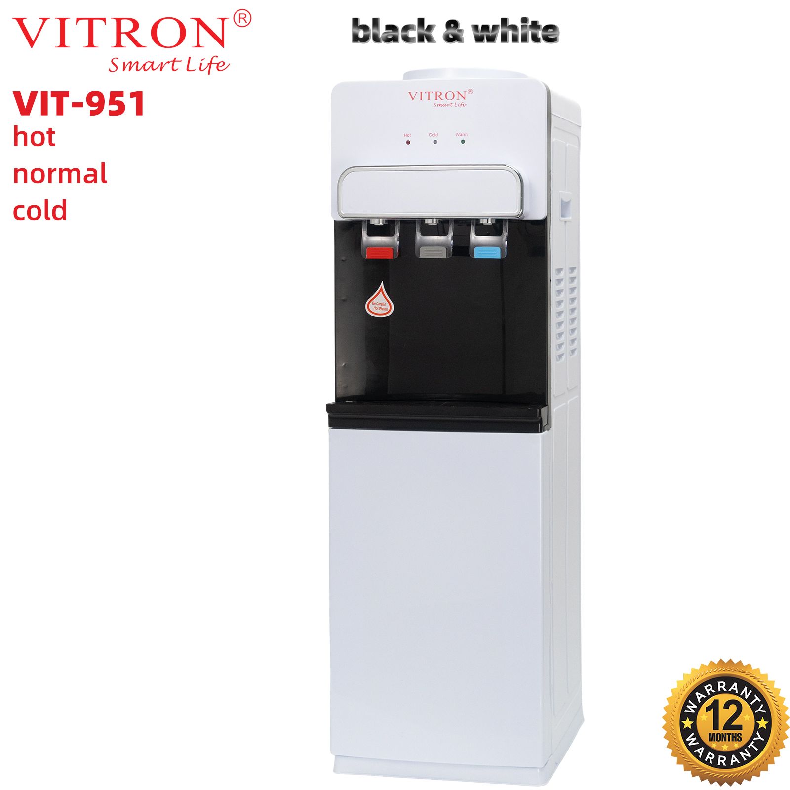 ***New in**** Vitron  3 taps top load water dispenser  ( hot, normal and cold)