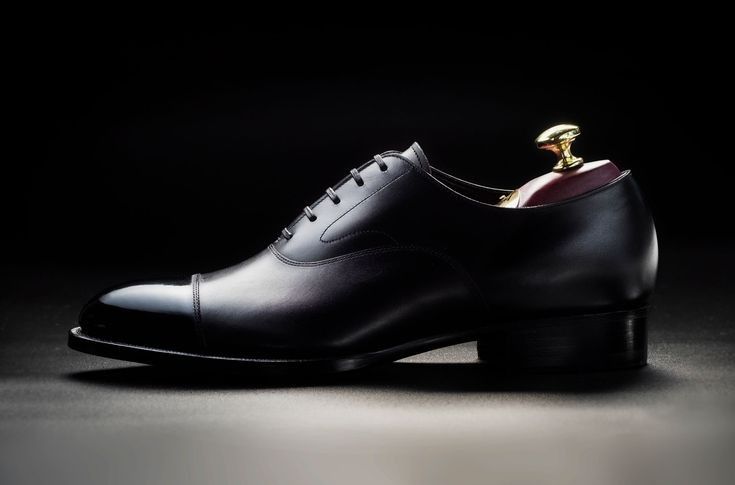 Formal genuine leather cap toe Oxford dress shoes for gentlemen brogue stylish leather mens oxfords dress shoes