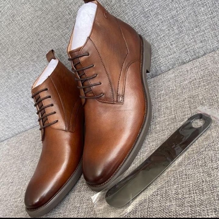 CLEARANCE SALE!! Pure ETHIOPIAN LEATHER official shoes corporate business for men office wear with khaki or jeans