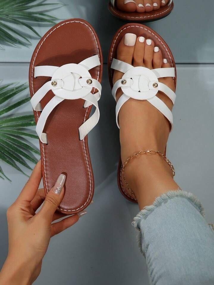 Women's Shoes genuine leather Fashionable Slippers Mom Room Shoes Soft Bottom Word Couple Sandals and Slippers Female Beach Wear Female Ladies Slippers Outdoor Indoor Slippers Unisex Student Open Shoe