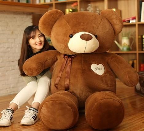 60cm adorable oversized soft plush teddy bear Ready to cuddle always the best gift fluffy for girlfriend or baby birthday gift