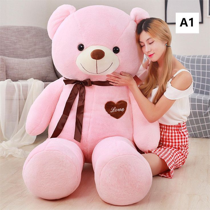 80cm adorable oversized soft plush teddy bear Ready to cuddle always the best gift fluffy for girlfriend or baby birthday gift