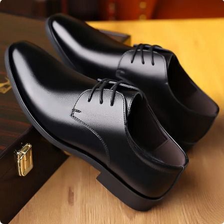 Mens classic genuine leather shoes, official can be worn with khaki , jeans or material trousers, affordable men shoes