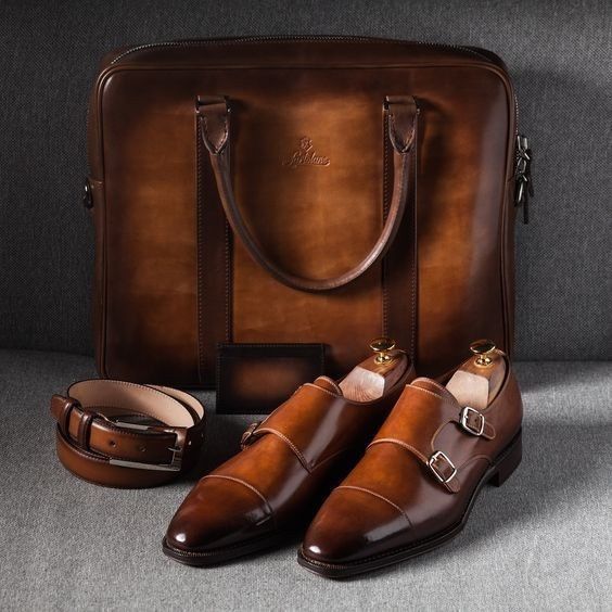 Mens classic genuine leather official shoes,double monk official can be worn with khaki , jeans or material trousers, affordable men shoes