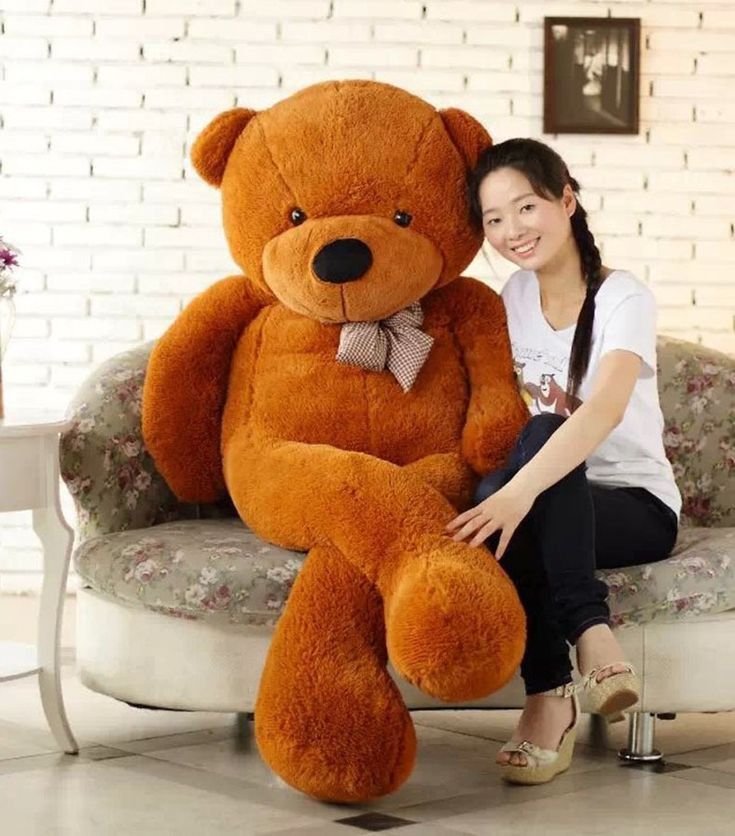 60cm Adorable oversized soft plush teddy bear Ready to cuddle always the best gift fluffy for girlfriend or baby birthday gift