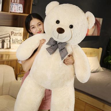 80cm Adorable oversized soft plush teddy bear Ready to cuddle always the best gift fluffy for girlfriend or baby birthday gift