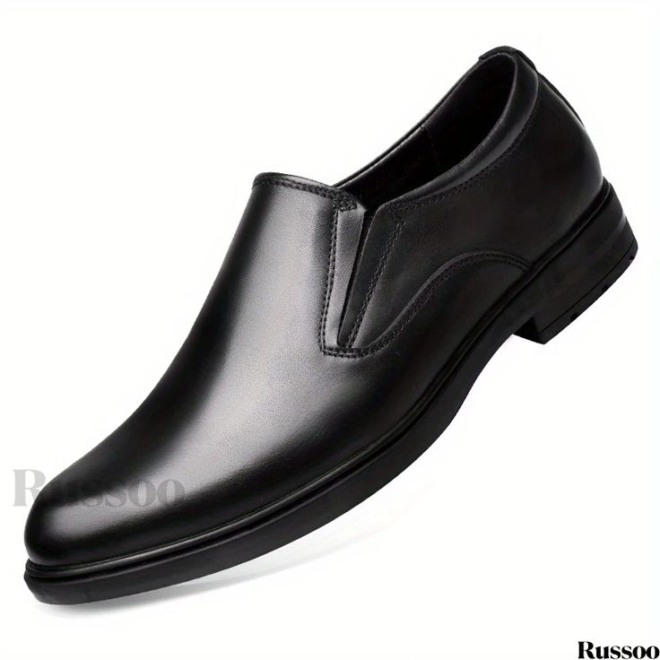 Pure leather Shoes High Quality Men Formal Business Shoes Official Shoes Shoes Style Leather Shoes Soft Driving Shoes Pea Shoes Casual Non-slip party Dress Breathable Shoes Men Dad G