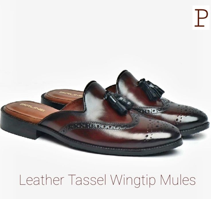 MULES! Pure leather Shoes High Quality Men Formal Business Shoes Official Shoes Shoes Style Leather Shoes Soft Driving Shoes Pea Shoes Casual Non-slip party Dress Breathable Shoes Men Dad G