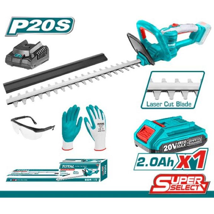 TOTAL THTLI20461 Lithium-ion hedge 
trimmer 20V