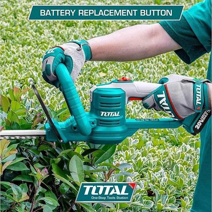 TOTAL THTLI20461 Lithium-ion hedge 
trimmer 20V