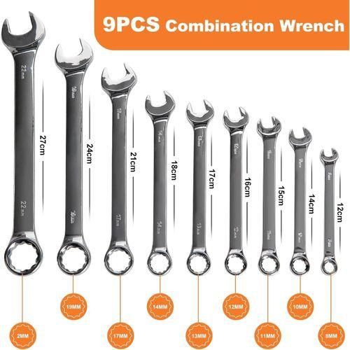82 PCS Mechanic Socket Tool Kit Set, Professional Car Repair Tool Wrench Set