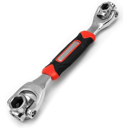 Universal Wrench 8 in 1 Socket Wrench Multi-function Wrench Tool with 360° Rotating Head